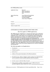 Form 20214 Application for Permit to Discharge From a Large Municipal Separate Storm Sewer System (Ms4) Into Surface Water in the State - Texas, Page 17