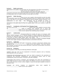 Form 20191 Drought Contingency Plan for a Retail Public Water Supplier - Texas, Page 2