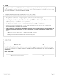 Form 20275 Application for Certificate of Registration as an on-Site Sewage Facility Maintenance Company - Texas, Page 4