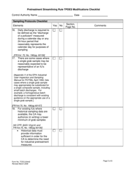 Form 20442 Pretreatment Streamlining Rule Tpdes Modifications Checklist - Texas, Page 5