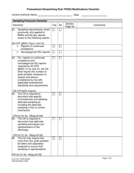 Form 20442 Pretreatment Streamlining Rule Tpdes Modifications Checklist - Texas, Page 7