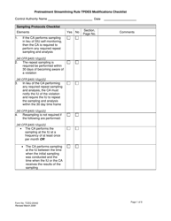Document preview: Form 20442 Pretreatment Streamlining Rule Tpdes Modifications Checklist - Texas