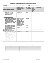 Form TCEQ-20440 Pretreatment Streamlining Rule Tpdes Modifications Checklist - Texas, Page 16