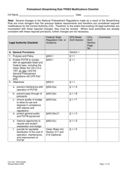 Form TCEQ-20440 Pretreatment Streamlining Rule Tpdes Modifications Checklist - Texas