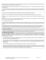 Form 20538 Application for a Certificate of Registration of a Livestock Trailer Cleaning Facility - Texas, Page 12