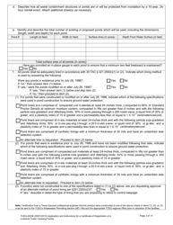 Form 20538 Application for a Certificate of Registration of a Livestock Trailer Cleaning Facility - Texas, Page 3