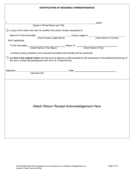 Form 20538 Application for a Certificate of Registration of a Livestock Trailer Cleaning Facility - Texas, Page 6