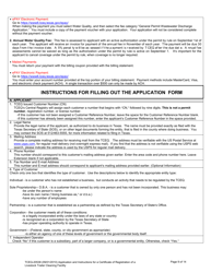 Form 20538 Application for a Certificate of Registration of a Livestock Trailer Cleaning Facility - Texas, Page 9