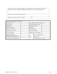 Form TCEQ-20705 Edwards Aquifer Application Cover Page - Texas, Page 4