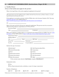 Form 20775 Marine Seawater Desalination Permit Application - Administrative Report - Texas, Page 3