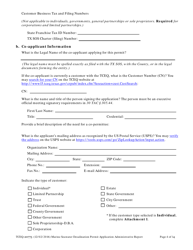 Form 20775 Marine Seawater Desalination Permit Application - Administrative Report - Texas, Page 4