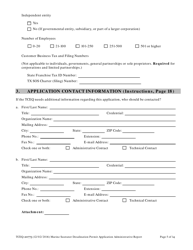 Form 20775 Marine Seawater Desalination Permit Application - Administrative Report - Texas, Page 5
