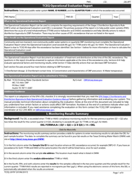 Form TCEQ-20797 Operational Evaluation Report - Texas