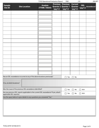 Form TCEQ-20797 Operational Evaluation Report - Texas, Page 2
