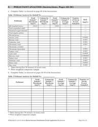 Form 20777 Marine Seawater Desalination Facility Permit Application - Worksheets - Texas, Page 10