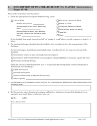 Form 20777 Marine Seawater Desalination Facility Permit Application - Worksheets - Texas, Page 2