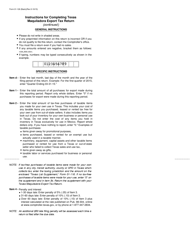 Form 01-126 Texas Maquiladora Export Tax Return - Texas, Page 2
