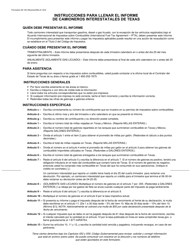 Document preview: Instrucciones para Formulario 06-125 Llenar El Informe De Camioneros Interestatales De Texas - Texas (Spanish)