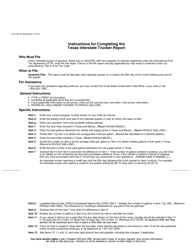 Form 06-125 Texas Interstate Trucker Report - Texas, Page 2