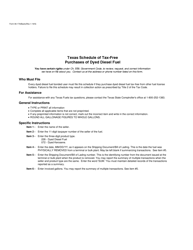 Form 06-170 Texas Schedule of Tax-Free Purchases of Dyed Diesel Fuel - Texas, Page 2