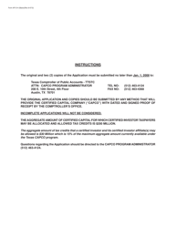 Form AP-214 Texas Certified Capital Company Application Requesting Allocation of Tax Credits - Texas, Page 2