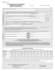 Form AP-175 Texas Application for Non-retailer Cigarette, Cigar and/or Tobacco Products Permit - Texas, Page 4