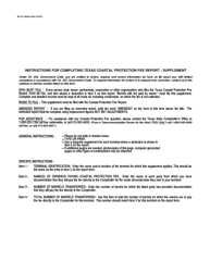 Form 66-101 Texas Coastal Protection Fee Report - Supplement - Texas, Page 2