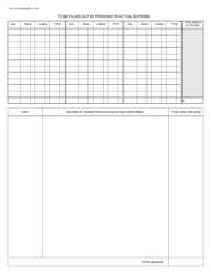 Form 73-278 District Judges and District Attorneys Travel Voucher - Texas, Page 2