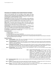 Form 66-100 Texas Coastal Protection Fee Report - Texas, Page 2