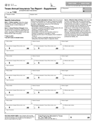 Form 25-108 Texas Annual Insurance Tax Report (Unauthorized Insurance) - Texas, Page 2