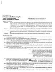 Form 67-100 Texas Mixed Beverage Gross Receipts Tax Report - Texas, Page 2