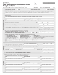Form AP-110 Application for Miscellaneous Gross Receipts Tax Permit (Gas, Electric Light, Electric Power or Water Works Plants) - Texas, Page 2