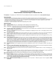 Form 10-167 Texas Amended Purchaser Report of Natural Gas Tax - Texas, Page 2