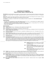 Form 10-157 Purchaser Report of Natural Gas Tax - Texas, Page 2