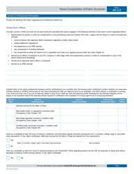 Form AP-218 Application for Arbitrator Registry Individuals Only - Texas, Page 2