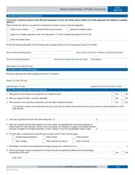 Form 50-113 Application for Exemption of Goods Exported From Texas (Freeport Exemption) - Texas, Page 2