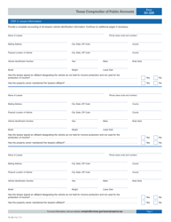 Form 50-286 Lessor&#039;s Application for Personal Use Lease Automobile Exemption - Texas, Page 2