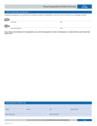 Form 50-286 Lessor&#039;s Application for Personal Use Lease Automobile Exemption - Texas, Page 3