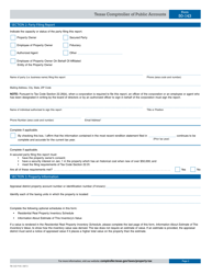 Form 50-143 Rendition of Residential Real Property Inventory - Texas, Page 2