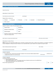 Form 50-158 Watercraft Rendition of Taxable Property - Texas, Page 2