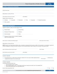 Form 50-155 Gas Distribution Utility Rendition of Taxable Property - Texas, Page 2