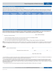 Form 50-142 General Personal Property Rendition - Texas, Page 3