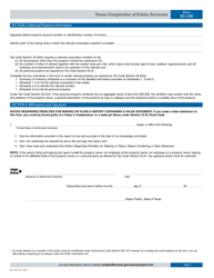 Form 50-156 Railroad Rendition of Taxable Property - Texas, Page 3