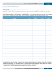 Form 50-156 Railroad Rendition of Taxable Property - Texas, Page 7