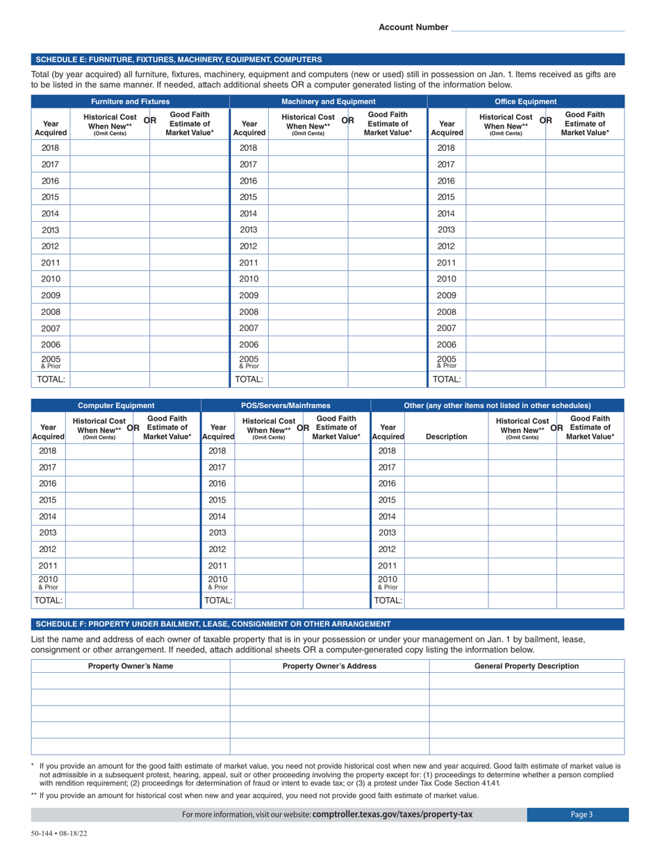 Form 50 144 Fill Out Sign Online And Download Fillable PDF Texas top-hcad-forms-and-templates-free-to-download-in-pdf-format