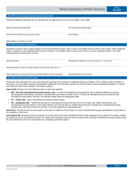 Form 50-268 Retail Manufactured Housing Inventory Tax Statement - Texas, Page 2