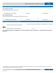 Form 50-268 Retail Manufactured Housing Inventory Tax Statement - Texas, Page 4