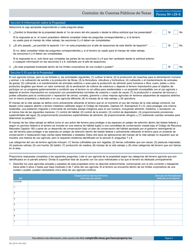 Formulario 50-129-S Applicacion Para 1-d-1 (Espacios-Abiertos) Tasacion De Uso Para Agricultura - Texas (Spanish), Page 3