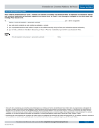 Formulario 50-129-S Applicacion Para 1-d-1 (Espacios-Abiertos) Tasacion De Uso Para Agricultura - Texas (Spanish), Page 6