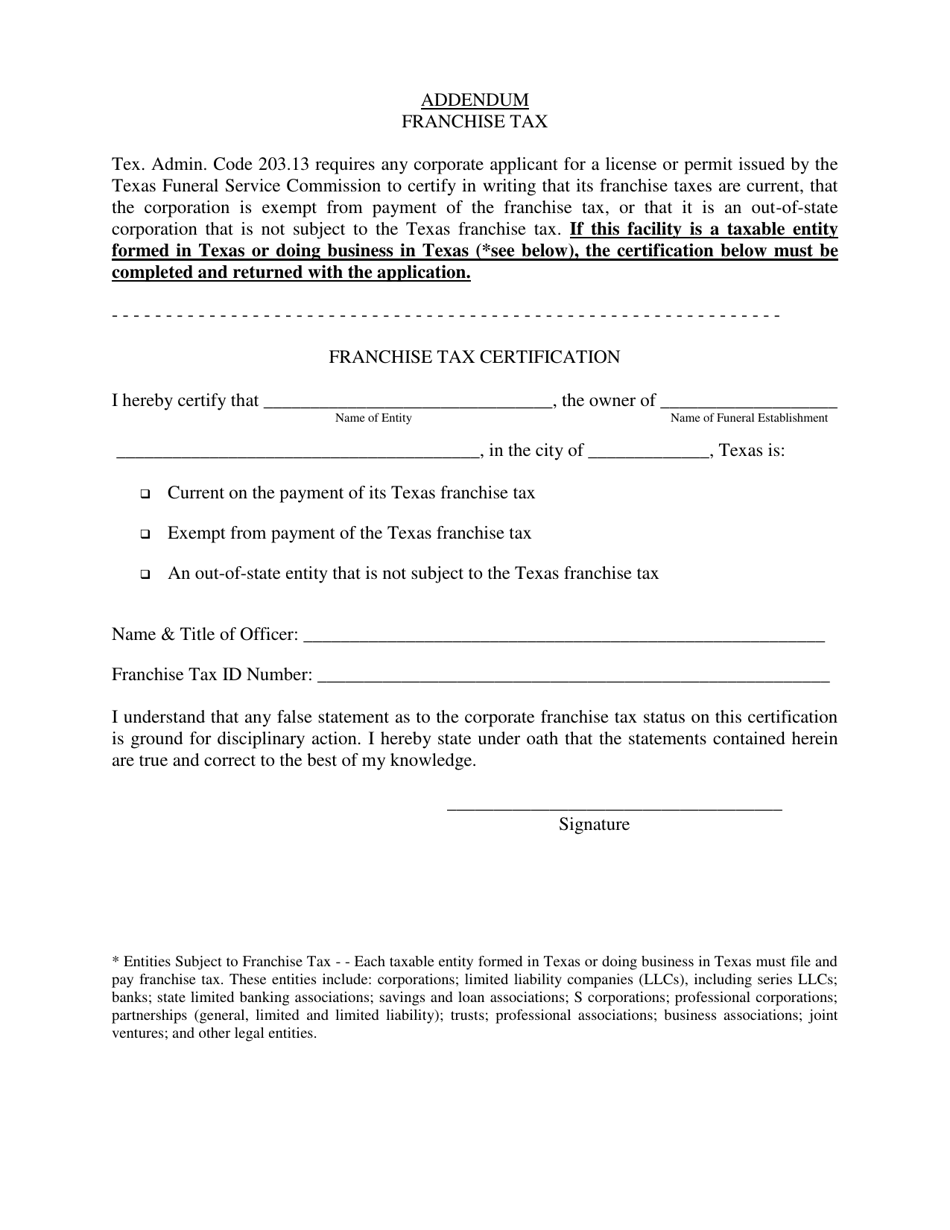 Funeral Establishment Renewal - Texas, Page 3